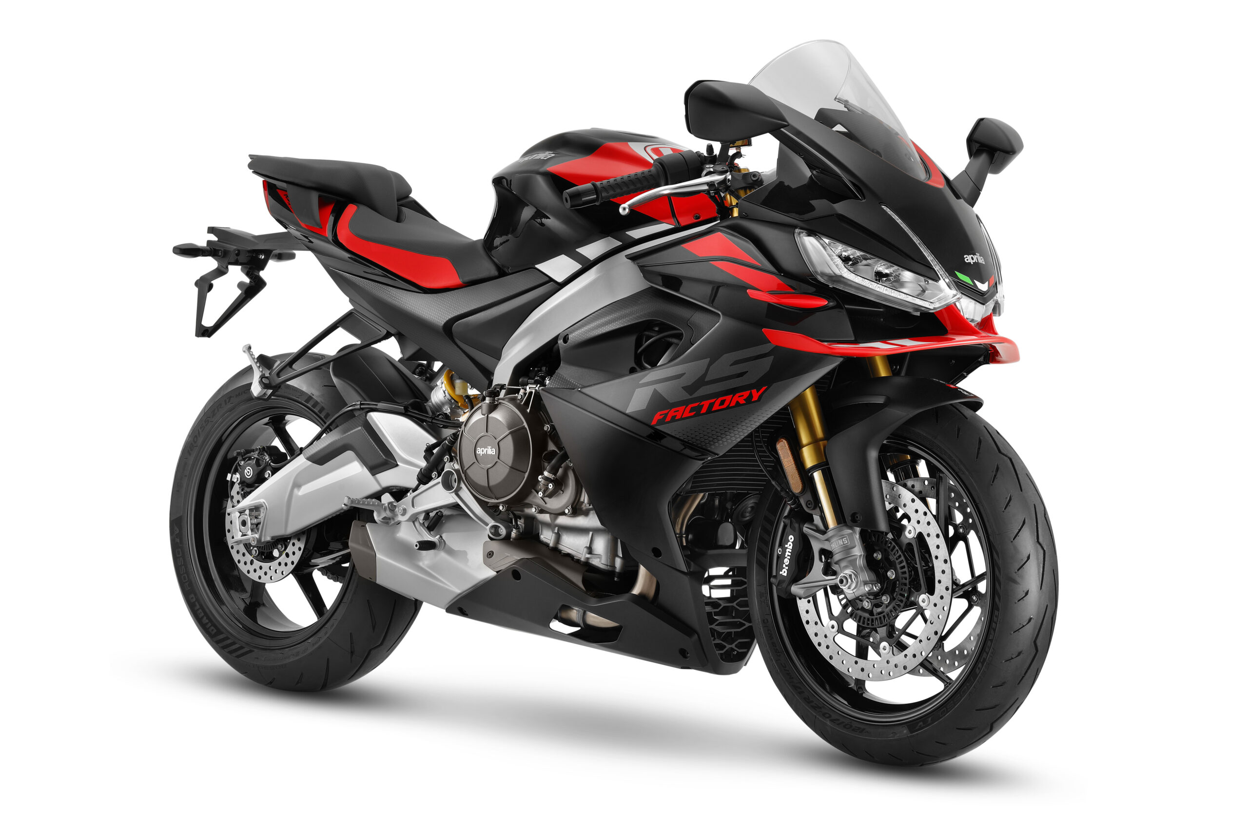 Aprilia RS 660 sport bike in profile view