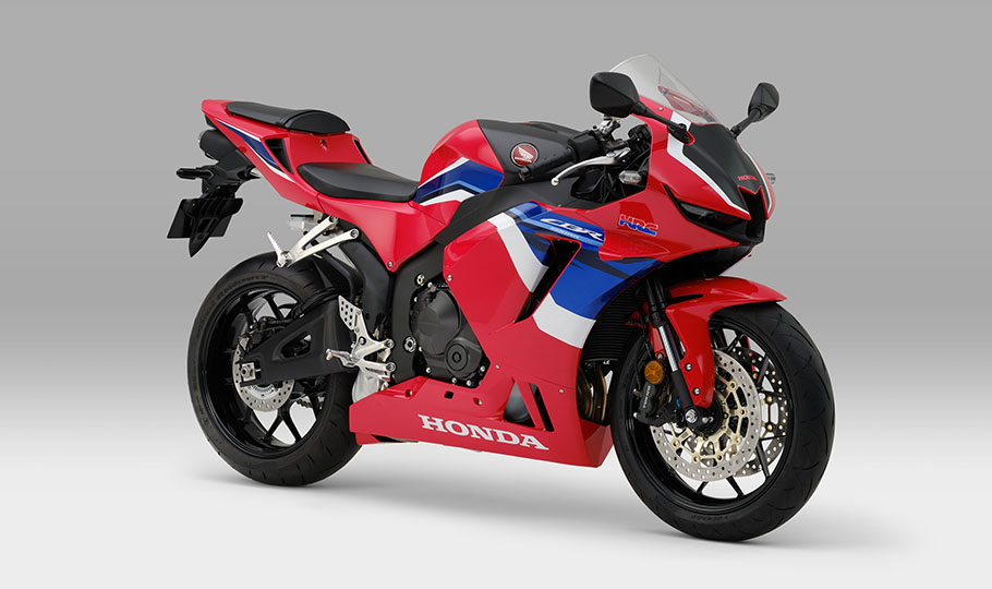 Red Honda CBR600RR sport bike